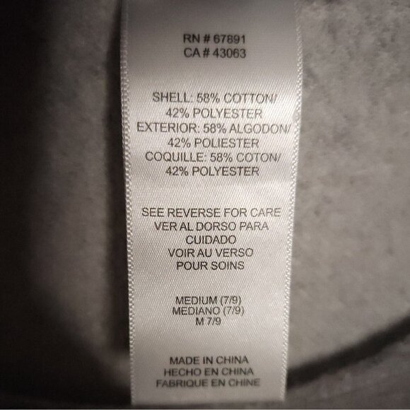 University Of Kansas New Grey Distressed Lightweight Sweatshirt 7 - Picture 7 of 7